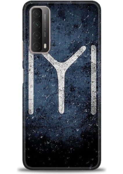 Huawei P Smart 2021 Kılıf Hd Baskılı Kılıf + Seramik Tam Kaplayan Ekran Koruyucu 464