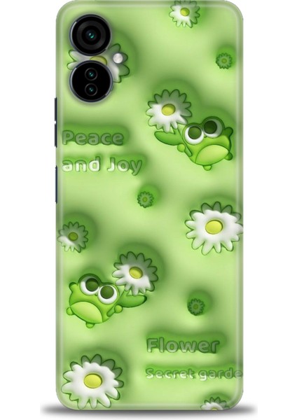 Tecno Camon 19 Neo Kılıf Hd Baskılı Kılıf + Seramik Tam Kaplayan Ekran Koruyucu 116