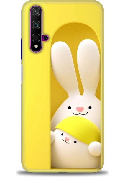 Huawei Nova 5t Kılıf Hd Baskılı Kılıf + Seramik Tam Kaplayan Ekran Koruyucu 76