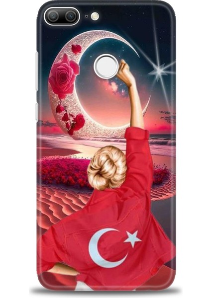 Huawei Honor 9 Lite Kılıf Hd Baskılı Kılıf + Seramik Tam Kaplayan Ekran Koruyucu 249