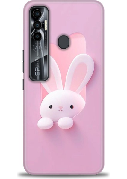 Tecno Spark 7 Pro Kılıf Hd Baskılı Kılıf + Seramik Tam Kaplayan Ekran Koruyucu 74