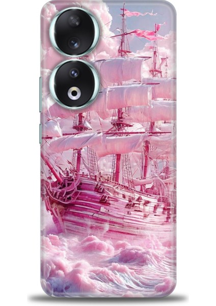 Huawei Honor 90 Kılıf Hd Baskılı Kılıf + Seramik Tam Kaplayan Ekran Koruyucu 238