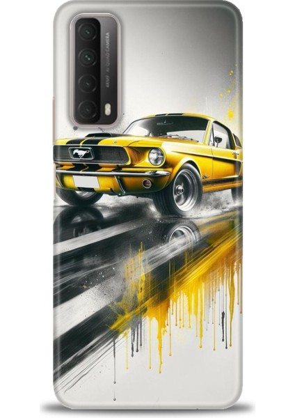 Huawei P Smart 2021 Kılıf Hd Baskılı Kılıf + Seramik Tam Kaplayan Ekran Koruyucu 108