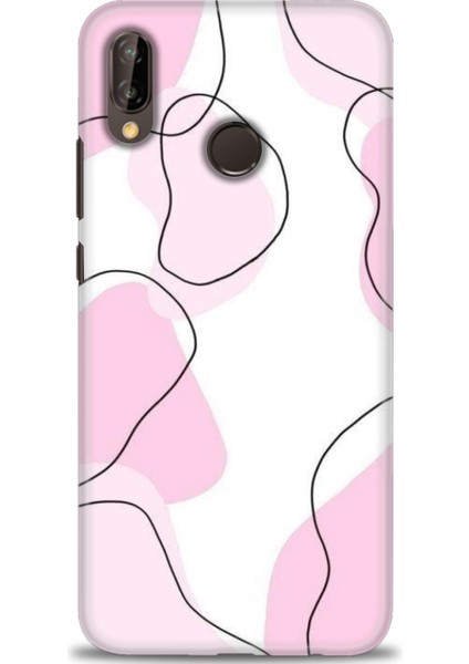 Huawei P20 Lite Kılıf Hd Baskılı Kılıf + Seramik Tam Kaplayan Ekran Koruyucu 171