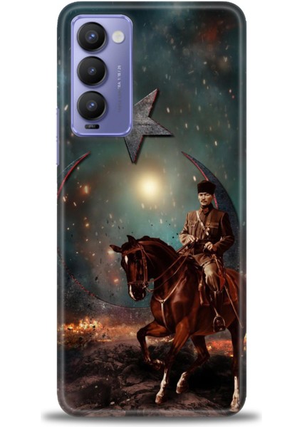 Tecno Camon 18 Kılıf Hd Baskılı Kılıf + Seramik Tam Kaplayan Ekran Koruyucu 25