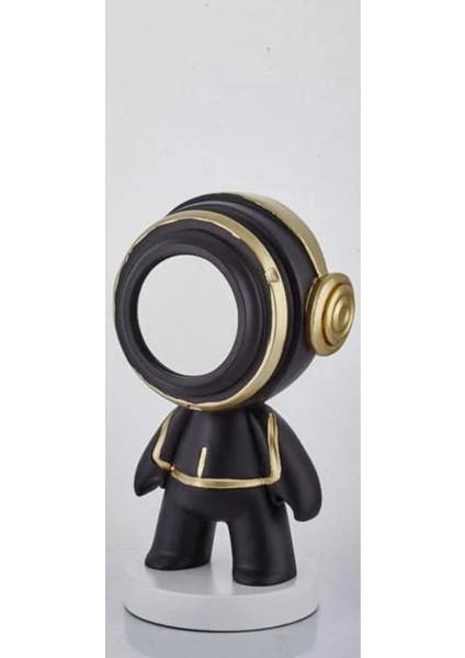 Astronaut Black Gold Big Decor 25X18X40 cm
