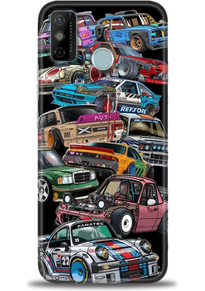 Tecno Spark 6 Go Kılıf Hd Baskılı Kılıf + Seramik Tam Kaplayan Ekran Koruyucu 481