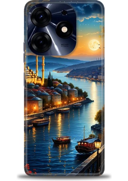 Tecno Spark 10 Pro Kılıf Hd Baskılı Kılıf + Seramik Tam Kaplayan Ekran Koruyucu 222