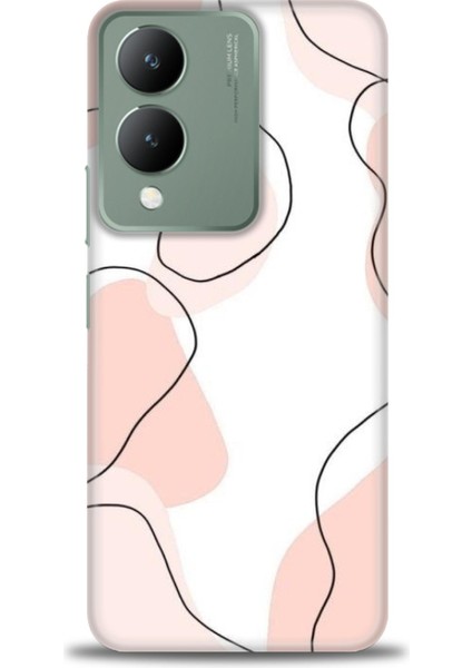 Vivo Y17S Kılıf Hd Baskılı Kılıf + Seramik Tam Kaplayan Ekran Koruyucu 180
