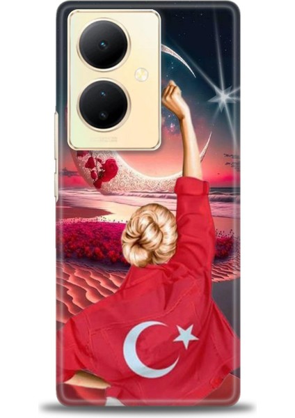 Vivo V29 Lite 5g Kılıf Hd Baskılı Kılıf + Seramik Tam Kaplayan Ekran Koruyucu 249