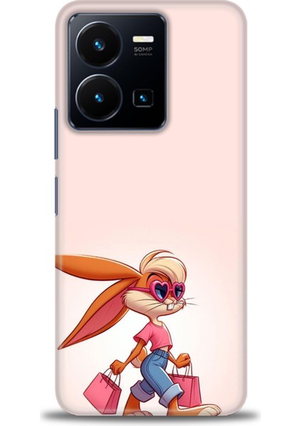 Vivo Y22S Kılıf Hd Baskılı Kılıf + Seramik Tam Kaplayan Ekran Koruyucu 404