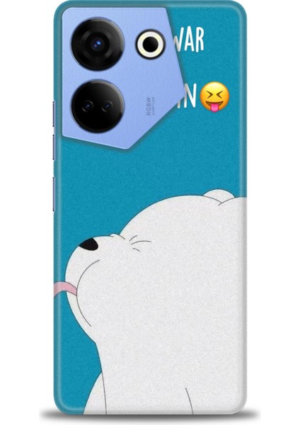 Tecno Camon 20 Pro 5g Kılıf Hd Baskılı Kılıf + Seramik Tam Kaplayan Ekran Koruyucu 152