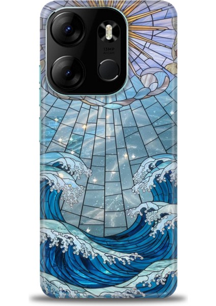 Tecno Spark Go 2023 Kılıf Hd Baskılı Kılıf + Seramik Tam Kaplayan Ekran Koruyucu 336