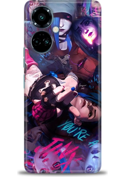 Tecno Camon 19 Pro Kılıf Hd Baskılı Kılıf + Seramik Tam Kaplayan Ekran Koruyucu 278