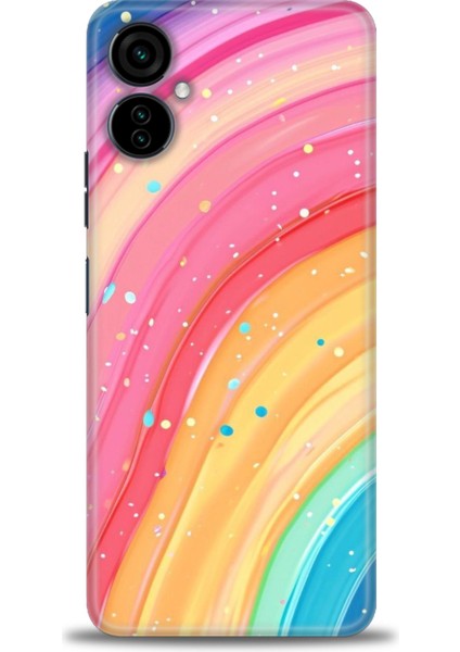 Tecno Camon 19 Neo Kılıf Hd Baskılı Kılıf + Seramik Tam Kaplayan Ekran Koruyucu 415