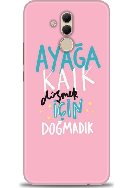Huawei Mate 20 Lite Kılıf Hd Baskılı Kılıf + Seramik Tam Kaplayan Ekran Koruyucu 161