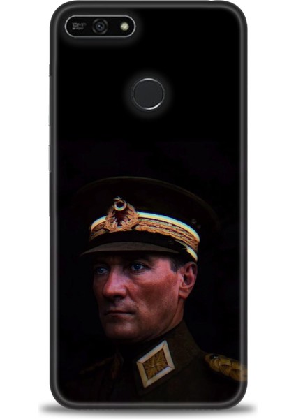 Huawei Honor 7A Kılıf Hd Baskılı Kılıf + Seramik Tam Kaplayan Ekran Koruyucu 21