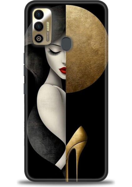 Tecno Spark 7t Kılıf Hd Baskılı Kılıf + Seramik Tam Kaplayan Ekran Koruyucu 147