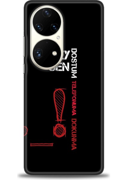 Huawei P50 Pro Kılıf Hd Baskılı Kılıf + Seramik Tam Kaplayan Ekran Koruyucu 392