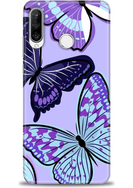 Huawei P30 Lite Kılıf Hd Baskılı Kılıf + Seramik Tam Kaplayan Ekran Koruyucu 295