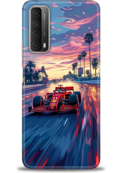 Huawei P Smart 2021 Kılıf Hd Baskılı Kılıf + Seramik Tam Kaplayan Ekran Koruyucu 102