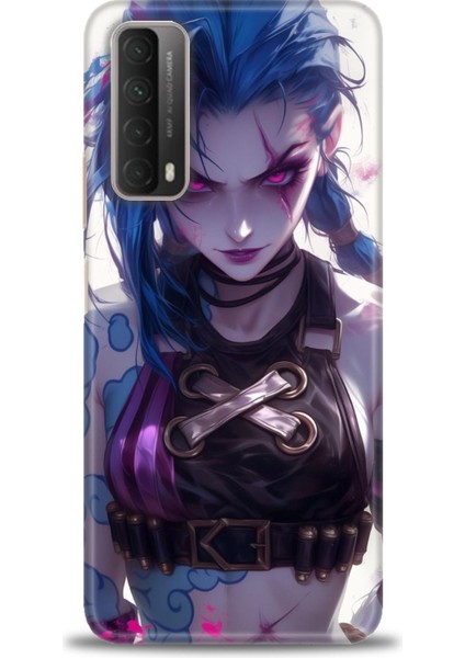 Huawei P Smart 2021 Kılıf Hd Baskılı Kılıf + Seramik Tam Kaplayan Ekran Koruyucu 276