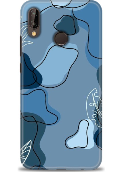 Huawei P20 Lite Kılıf Hd Baskılı Kılıf + Seramik Tam Kaplayan Ekran Koruyucu 172