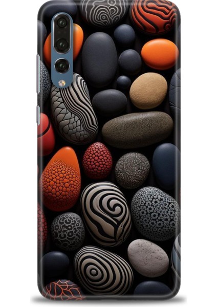 Huawei P20 Pro Kılıf Hd Baskılı Kılıf + Seramik Tam Kaplayan Ekran Koruyucu 344