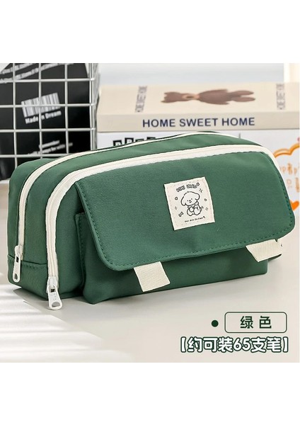 Çift Katmanlı Kalem Kutusu Büyük Kapasiteli Trousse Kalem Kutusu Okul Malzemeleri Kalemlik Sevimli Kırtasiye Estuche Escolar Kalem Kılıfı (Yurt Dışından)