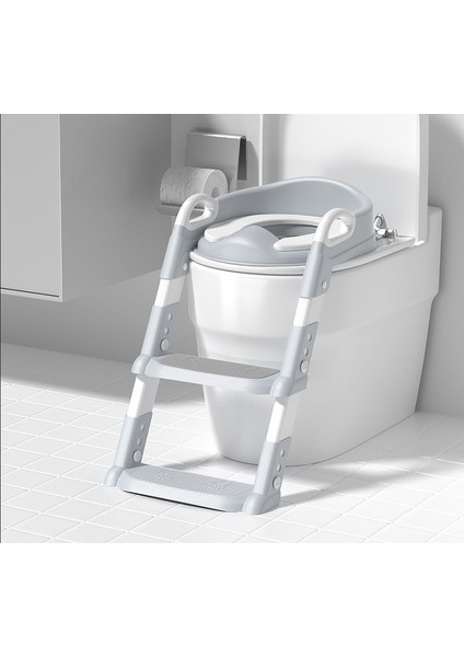 Çocuk Tuvalet Merdiveni Bebek Yardımcı Merdiven Katlanabilir Tuvalet Halkası (Pvc Ped) (Yurt Dışından) fiyatları