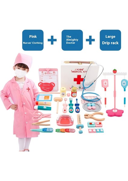 Simülasyon Doktor Oyun Seti Oyun Doktoru Hemşire (Yurt Dışından)