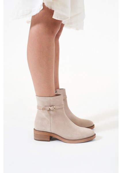 Esence Bej Hakiki Deri Kadın Bot fiyatları