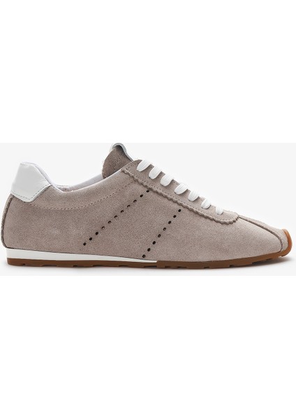 Lupin Bej Hakiki Deri Kadın Sneakers