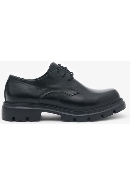 Willow Siyah Hakiki Deri Kadın Loafer
