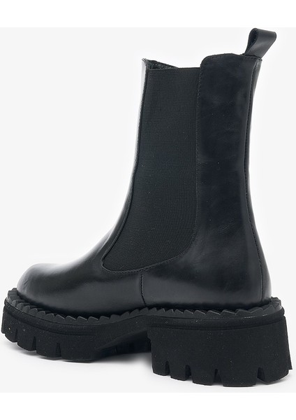 Andrea Siyah Hakiki Deri Kadın Bot modelleri