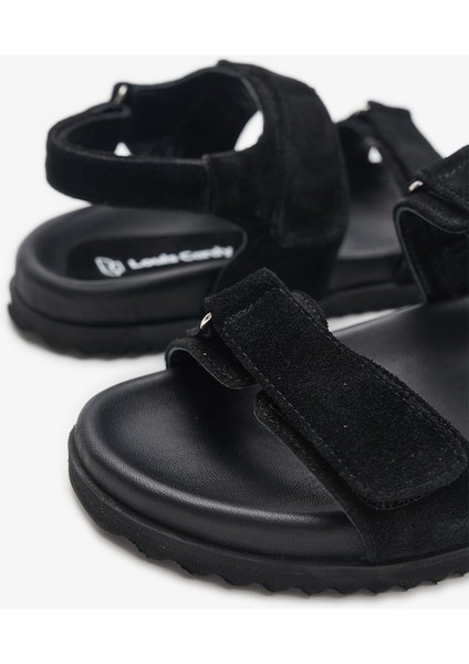 Senna Siyah Hakiki Deri Kadın Sandalet indirimleri
