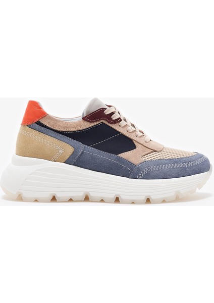 Clay Füme Hakiki Deri Kadın Sneakers