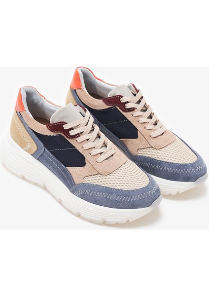 Clay Füme Hakiki Deri Kadın Sneakers