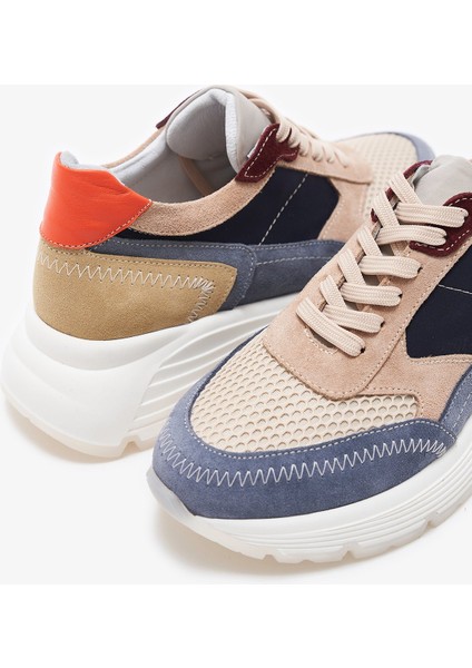 Clay Füme Hakiki Deri Kadın Sneakers