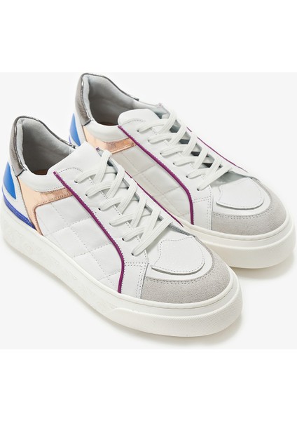 Mendy Beyaz Hakiki Deri Kadın Sneakers
