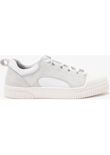 Helga Beyaz Hakiki Deri Kadın Sneakers