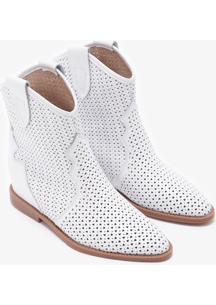 Storm Beyaz Hakiki Deri Kadın Yazlık Bot fırsatları