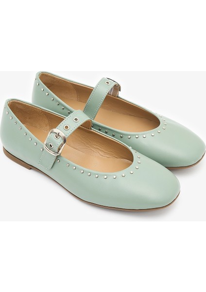 Ruby Kazan Yeşili Hakiki Deri Kadın Babet fırsatları