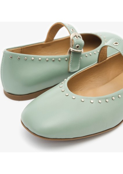 Ruby Kazan Yeşili Hakiki Deri Kadın Babet indirimleri