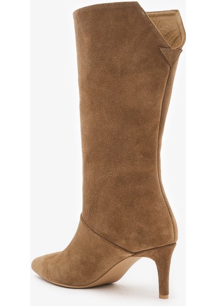 Carla Sigaro Hakiki Deri Kadın Topuklu Çizme modelleri