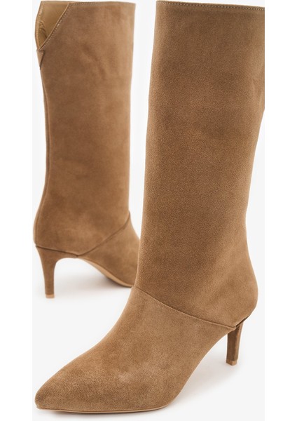 Carla Sigaro Hakiki Deri Kadın Topuklu Çizme indirimleri