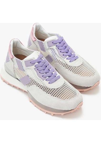 Soe Beyaz Hakiki Deri Kadın Sneakers