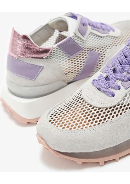 Soe Beyaz Hakiki Deri Kadın Sneakers
