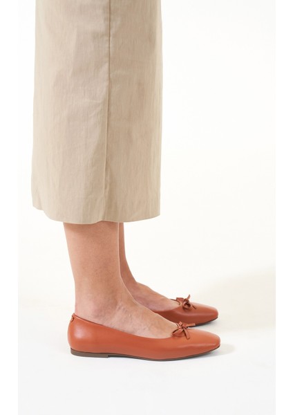 Raya Turuncu Hakiki Deri Kadın Babet fiyatları