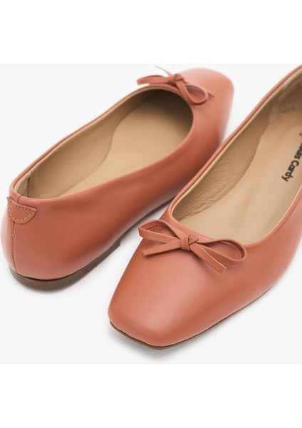 Raya Turuncu Hakiki Deri Kadın Babet indirimleri